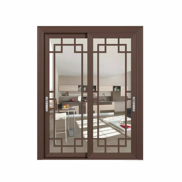 5 - Customized waterproof exterior aluminum glass sliding door for bedroom living room custom size color