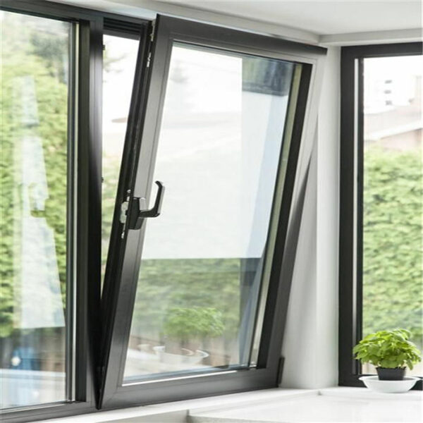 1 - 5 Series Option Design Aluminum Casement Energy Saving Hurricane Casement Window With Tilt And Turn Casement Window
