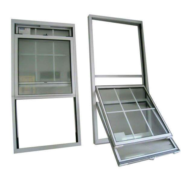 4 - Aluminium Double Glazed Sash Windows Single Hung Vertical Sliding Window