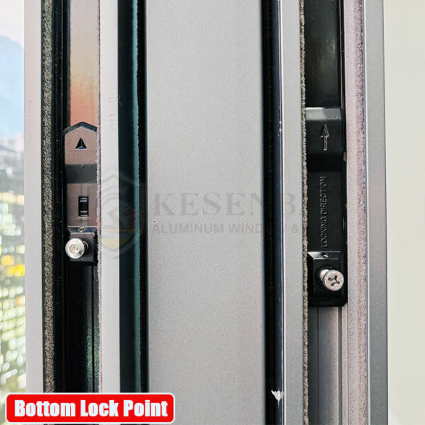3 - 1.5 Hours Fire Protection Standard Simple Design 1.4Mm Thickness Profiles Aluminum Glass Sliding Window
